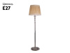 Торшер Newport California 3101/FL black brass без абажуров М0070492