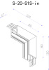 Коннектор угловой внутренний Lumker SY-LINK-INT-S1S-WH 013613