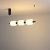 Подвесной светильник Arlight SP-CARAMELA-HANG-L720-12W Warm2700 (BK, 360 deg, 230V) (IP20, Натуральный шелк) 056885