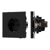 Механизм электрической розетки Arlight SCT-TENDO-MEU1-SFPL-BK (230V, 16A) 054638