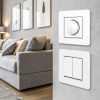 Диммер с рамкой Arte Milano SET16-1-48-1 white