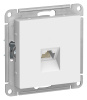 Розетка компьютерная RJ45, кат. 6A, Systeme Electric AtlasDesign Лотос ATN001386