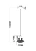 Подвесной светильник Arte Lamp Adagio A2791SP-1MD