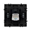Розетка телефонная софт-тач серый базальт Arlight SCT-MTL1-SFPL-GR (RJ-11, 4C) 054303(1)