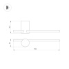 Настенный светильник Arlight SP-Vinci-S900x55-10W Day4000 033550