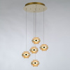 Подвесной светильник Delight Collection MD22030002 MD22030002-5A gold/champagne