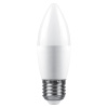Лампа светодиодная Saffit SBC3720 свеча матовая E27 20W 230V 6400K 55271