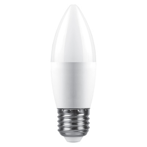 Лампа светодиодная Saffit SBC3720 свеча матовая E27 20W 230V 6400K 55271