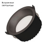 Встраиваемый светильник Arlight MS-DROP-BUILT-R137-24W Warm3000 (BK, 90 deg, 230V) 041499