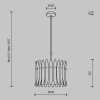 Подвесной светильник Maytoni Shiver MOD539PL-03MG