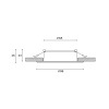 Точечный светильник Hesby Lighting Helsingborg HSBL_0204