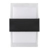 Уличный настенный светильник Uniel ULU-P26B-2x5W/4000K IP65 BLACK UL-00010518