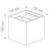 Уличный настенный светильник Feron Майами 48098