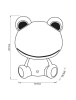 Настольная лампа Lucide Dodo Frog 71592/03/85