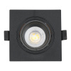 Встраиваемый светильник General GCL-MR16-SQ-BLACK 661283