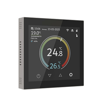 Умный сенсорный терморегулятор с LCD дисплеем Werkel 4690389218347 a071605
