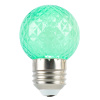 Лампа светодиодная Feron LB-385 шар зеленый прозрачный E27 1W 230V 52163