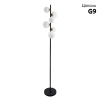 Торшер Arte Lamp Gemini A2243PN-6BK