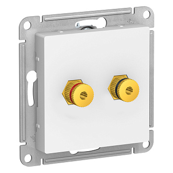 Аудиорозетка двухместная Systeme Electric AtlasDesign ATN000187