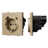 Механизм розетки с USB зарядкой Arlight SCT-NOBE-MUAC-SFPL-GD (230V, 16A) 054286