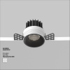 Встраиваемый светильник Maytoni Round DL058-7W4K-TRS-B