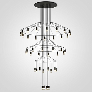 Каскадная люстра ImperiumLoft Vibia Wireflow 75393-22