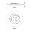 Потолочный светильник Mantra Slim 8692