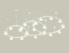 Комплект подвесного светильника Ambrella Light Techno Ring XR92212250 (A9221, A9226, C9241, C9232, C9236, C9231, N8433)