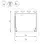 Профиль Arlight PLS-LOCK-H25-2000 ANOD 016386