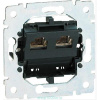 Розетка компьютерная 2хRJ45 Legrand Galea Life ISDN 775937