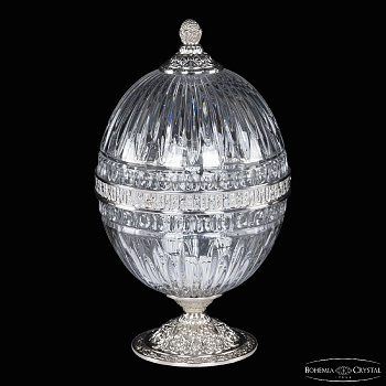 Настольная лампа Bohemia Ivele Crystal 5680L/18 Ni Clear/M-1G