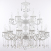 Подвесная люстра Bohemia Ivele Crystal AL78101/12+6/250/2D A WG