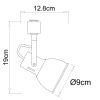 Трековый светильник Arte Lamp Jovi A1677PL-1GO