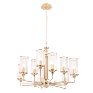 Подвесная люстра Crystal Lux GLORIA SP9 BRASS