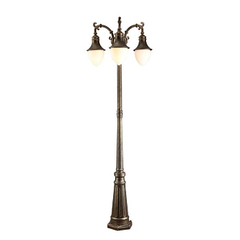 Садово-парковый светильник Arte Lamp Vienna A1317PA-3BN