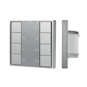 Кнопочная панель Arlight DALI-201-23-1G-4SC-DIM-DT6-IN Silver (BUS, Frame) 048187