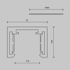 Шинопровод Maytoni Technical Busbar trunkings Exility X TRX239-411B