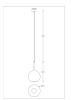 Подвесной светильник Arte Lamp Gala A2725SP-1SG