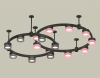 Комплект подвесного светильника Ambrella Light Techno Ring XR92221200 (A9222, A9227, C9238, C9232, N8486, N8484)