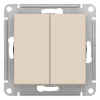 Выключатель 2-клавишный с самовозвратом, сх.5, 10АХ Systeme Electric AtlasDesign ATN000217