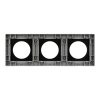 Рамка 3-местная алюминиевая Arlight FRM-PRESTO-ALR-3-GR 043873