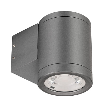 Уличный настенный светильник Arlight LGD-RAY-WALL-R65-9W Warm3000 (GR, 23 deg, 230V) (IP65 Металл) 038153(1)