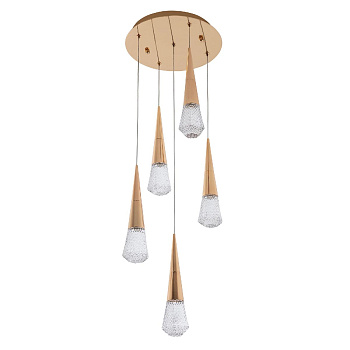Каскадная люстра Modelux ML.3315.5 GD