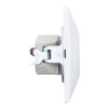 Розетка 2П скрытой установки 16А 250В IP20, белая (керамика) "Дельта" General 477215