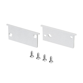 Комплект заглушек Arlight SL-BEVEL-W32-F (Алюминий) 063942