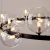 Подвесной светильник Delight Collection Art Deco Bubble 8828P/L black/clear