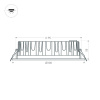 Встраиваемый светильник Arlight MS-MIST-BUILT-R105-9W Day4000 (WH, 110 deg, 230V) 039061