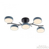 Потолочная люстра Arte Milano Ferrara 256606/5 Bk/Gr