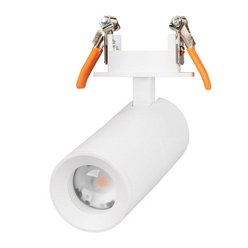 Спот Arlight LGD-ARTEMIS-BUILT-FLAP-R55-12W Warm2700 (WH, 8-80 deg, 230V) (IP20 Металл) 062273