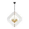 Подвесная люстра Lumina Deco Crulia LDP 8005-6 BK+MD